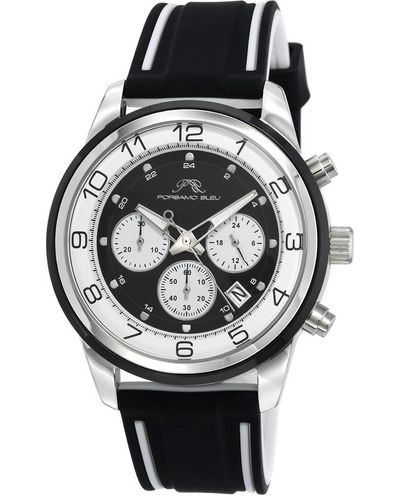 Porsamo Bleu Arthur Chronograph Quartz Black Dial Watch