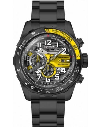 INVICTA WATCH Aviator Chronograph Quartz Watch - Metallic