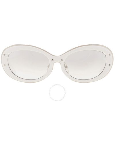 Yohji Yamamoto X Linda Farrow Clear Flash Oval Sunglasses Yyh Dragonfly-c3 - Multicolour