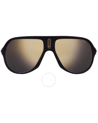 Carrera Gold Mirror Navigator Sunglasses Safari 65/n 0003/jo 62 - Black