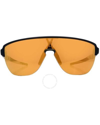 Oakley Corridor 24k Iridium Mirrored Shield Sunglasses Oo9248 924803 142 - Brown