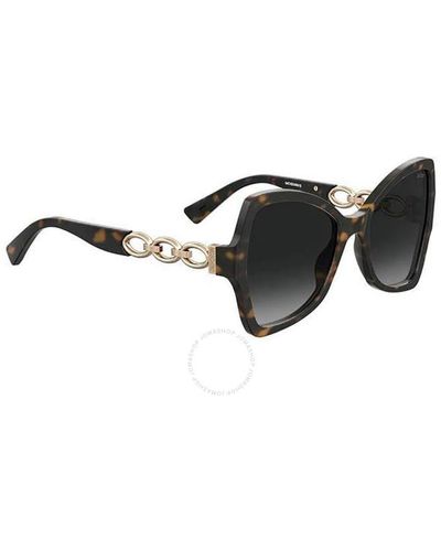 Moschino Shaded Butterfly Sunglasses Mos099/s 0086/9o 54 - Black