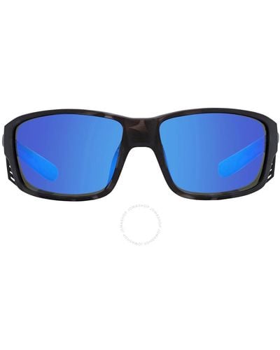 Costa Del Mar Tuna Alley Pro Mirror Polarized Glass Sunglasses 6s9105 910513 60 - Blue