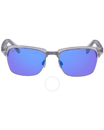 Maui Jim Kawika Hawaii Square Sunglasses - Blue