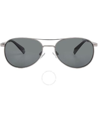 Polaroid Polarized Pilot Sunglasses - Black