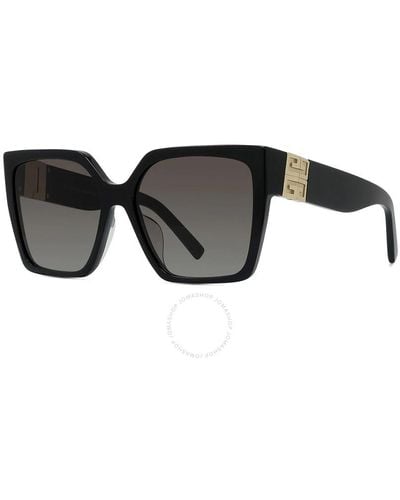 Givenchy Grey Butterfly Sunglasses Gv40056u 01b 57 - Black