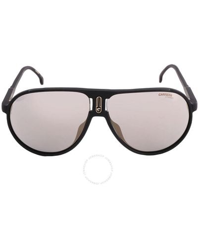 Carrera Grey Gold Mirror Pilot Sunglasses - Brown