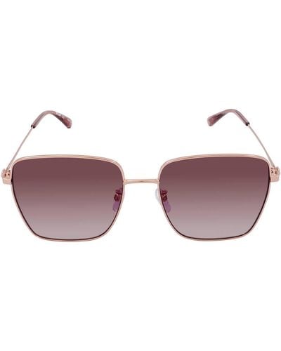 Moschino Mchino Pink Gradient Square Sunglasses M072/g/s 0ddb/3x 59 - Brown