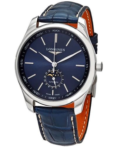 Longines Master Collection Moonphase Automatic Blue Dial Watch
