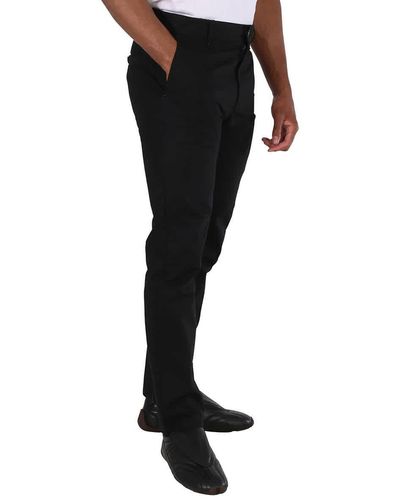 Burberry Ezra Cotton Tailored Pants - Black