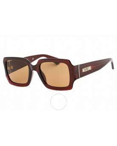 Moschino Amber Square Sunglasses Mos063/s 0c9a/70 53 - Brown
