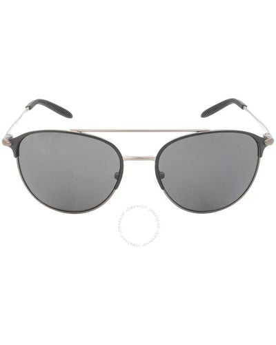 Michael Kors Dark Grey Solid Round Sunglasses Mk1111 100487 54