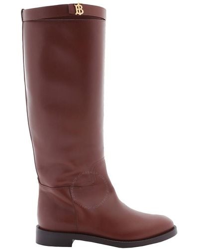 Burberry Redgrave Flat Knee High Riding Boots