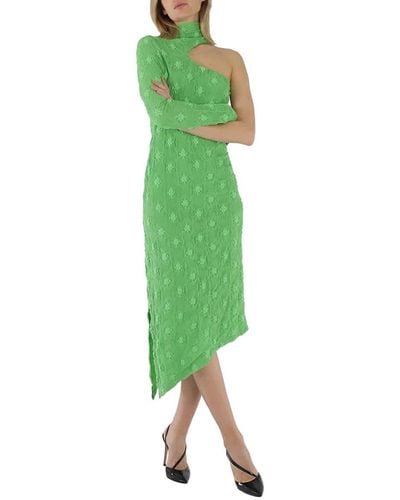 Rejina Pyo Kiki Lace Asymmetric Midi Dress - Green