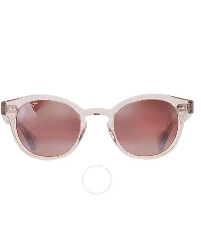 Maui Jim Joy Ride Maui Rose Oval Sunglasses R841-05b 49 - Pink