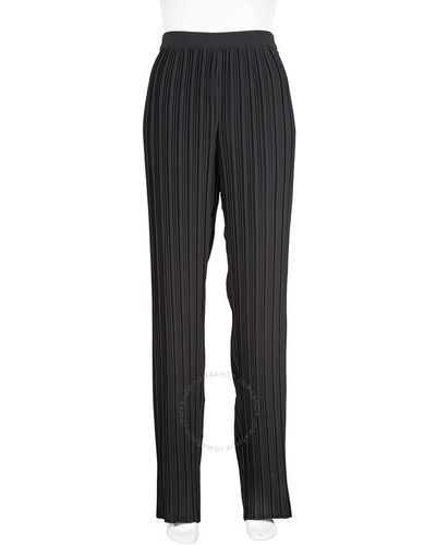 Victoria Beckham High-waist Pleated Pants - Black