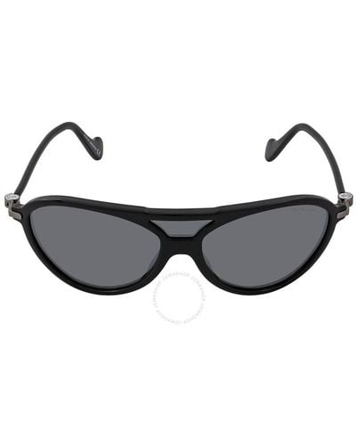 Moncler Smoke Mirror Pilot Sunglasses Ml0054 01c 00 - Brown