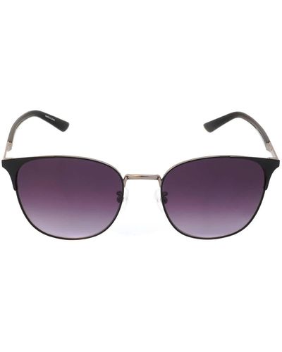 Calvin Klein Grey Gradient Square Sunglasses - Purple