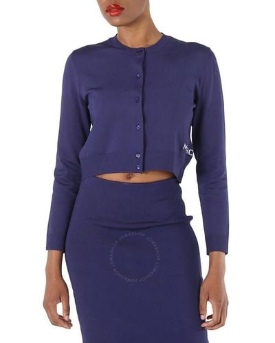Marc Jacobs The Cropped Cardigan - Blue