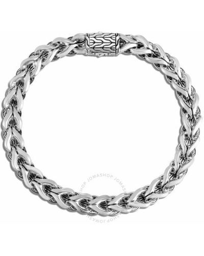 John Hardy Asli Classic Chain Sterling Silver 7mm Link Bracelet - Metallic