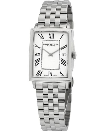 Raymond Weil Quartz White Dial Watch  -st -00300 - Metallic