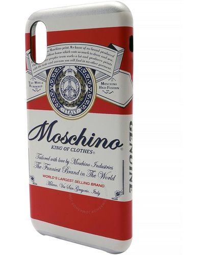 Moschino Mchino Budweiser Iphone X / Xs Cover - Red