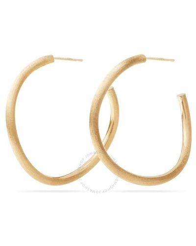 Marco Bicego Jaipur Collection Gold Medium Hoop Earrings - Metallic