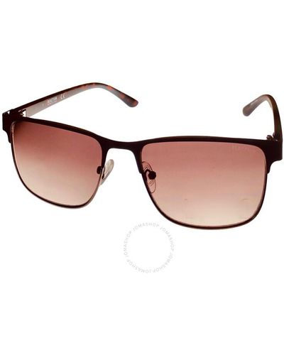 Kenneth Cole Brown Gradient Square Sunglasses Kc1413 09f 56 - Pink