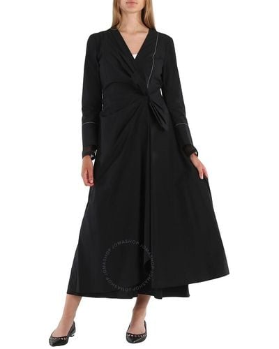 Loewe Knot Front Dress - Black