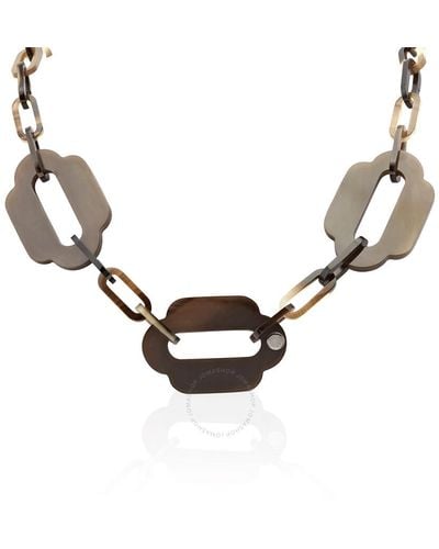 Hermès Attelage Long Necklace - Brown