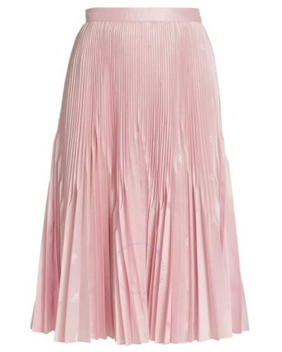 Burberry Angelina Pleated Skirt - Pink