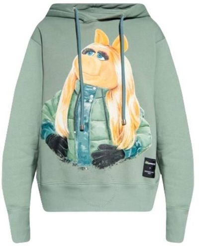 Moncler The Muppets Graphic Print Hoodie - Blue