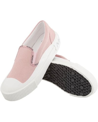 Moncler Glissiere Tri Slip-on Sneakers - Pink