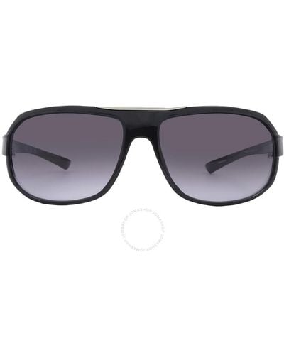 Guess Factory Smoke Gradient Oversized Sunglasses Gf0189 01b 64 - Grey