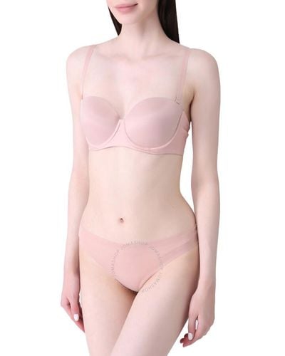 Wolford Slinky Cotton Contour String Panty - Pink