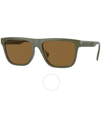 Burberry Bronze Square Sunglasses Be4402u 409973 56 - Multicolour