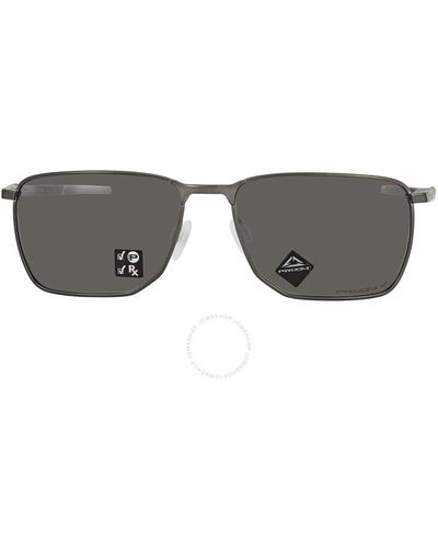 Oakley Ejector Prizm Rectangular Sunglasses Oo4142 414203 - Gray