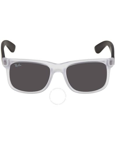Ray-Ban Justin Color Mix Dark Square Sunglasses  651287 51 - Gray