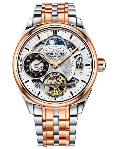 Stuhrling Legacy Automatic Silver Dial Mens Watch - Metallic