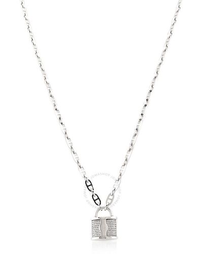 Charriol Attachment Lock Stainless Steel Necklace - Metallic