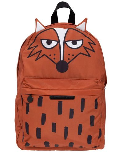 Stella McCartney Kids Fox Motif Backpack - Orange