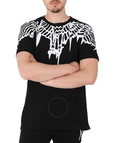 BOY London Boy Eagle Smudge Print Cotton T-shirt - Black