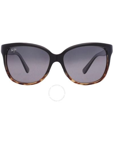 Maui Jim Starfish Neutral Grey Cat Eye Sunglasses Gs744-02t 56