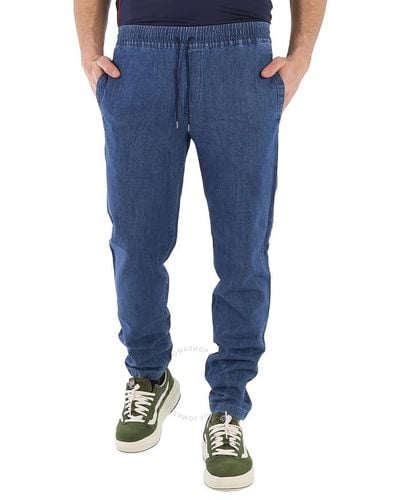 A.P.C. New Kaplan Straight Fit Trousers - Blue