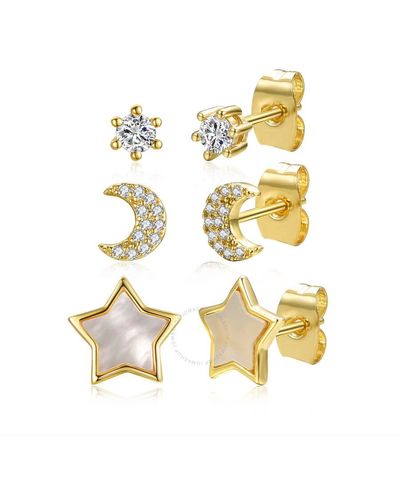 Rachel Glauber Jewelry & Cufflinks - Metallic
