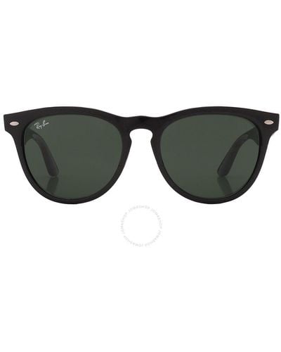 Ray-Ban Iris Dark Green Phantos Sunglasses Rb4471 662971 54 - Black