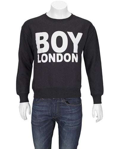 BOY London Eagle Backprint Regular Fit Sweatshirt - Blue