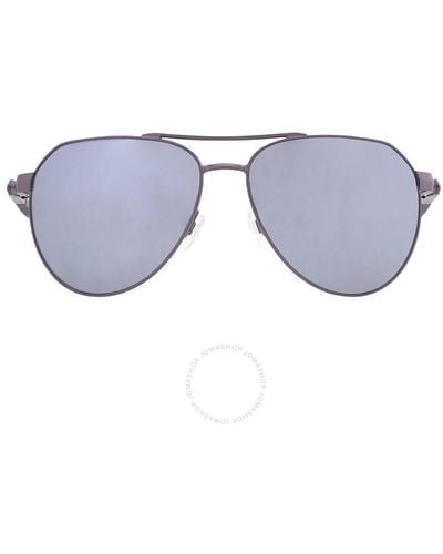 Nike Silver Pilot Sunglasses Club Nine Dq079 993 60 - Grey