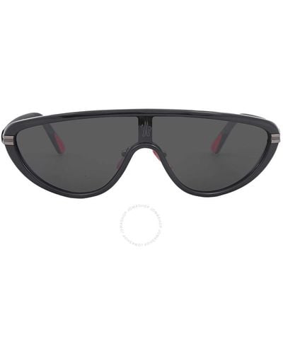 Moncler Vitesse Smoke Shield Sunglasses Ml0239 01a 00 - Grey