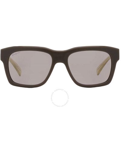 Ferragamo Khaki Square Sunglasses Sf1087s 324 56 - Gray